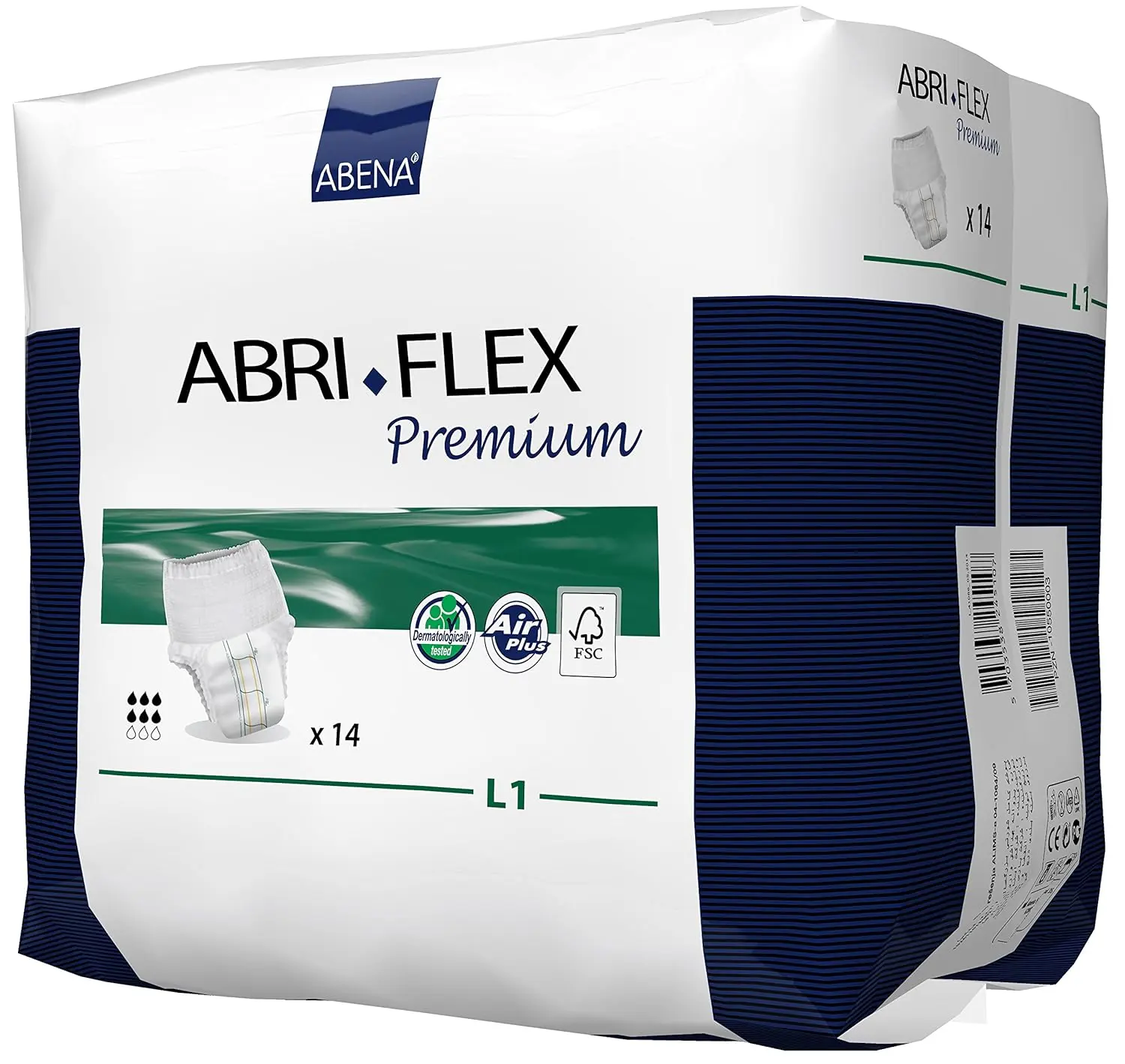 Abena Abri Flex Premium incontinence pants offer breathable, comfortable, and discreet protection for men and women, made with eco-friendly and absorbent materials to keep you dry and confident.
