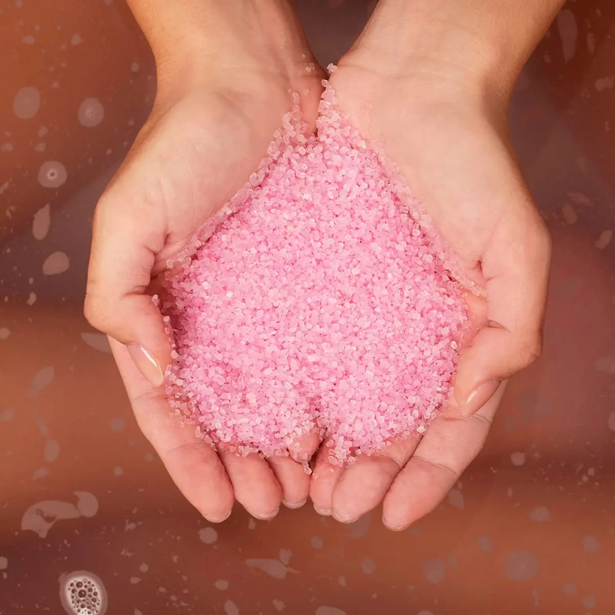 Vegan Sunday Rain bath crystals with acai berry extract and natural sea salts create a relaxing and nourishing bath experience.