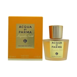 Acqua Di Parma Magnolia Nobile hair mist with bergamot, pink, and vanilla notes.