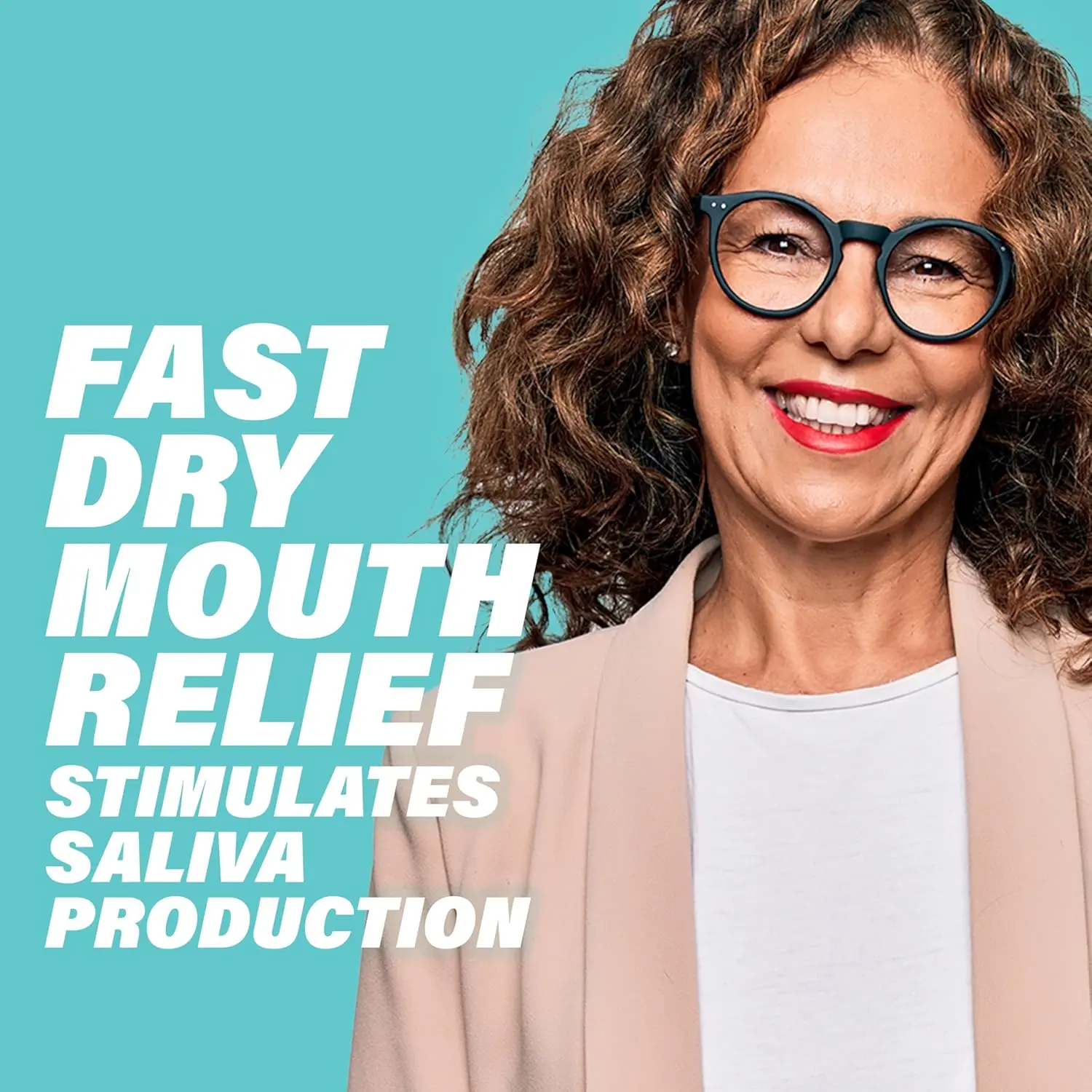 This is a 20-count pack of ACT Dry Mouth Moisturizing Gum with Xylitol in a sugar-free soothing mint flavor.