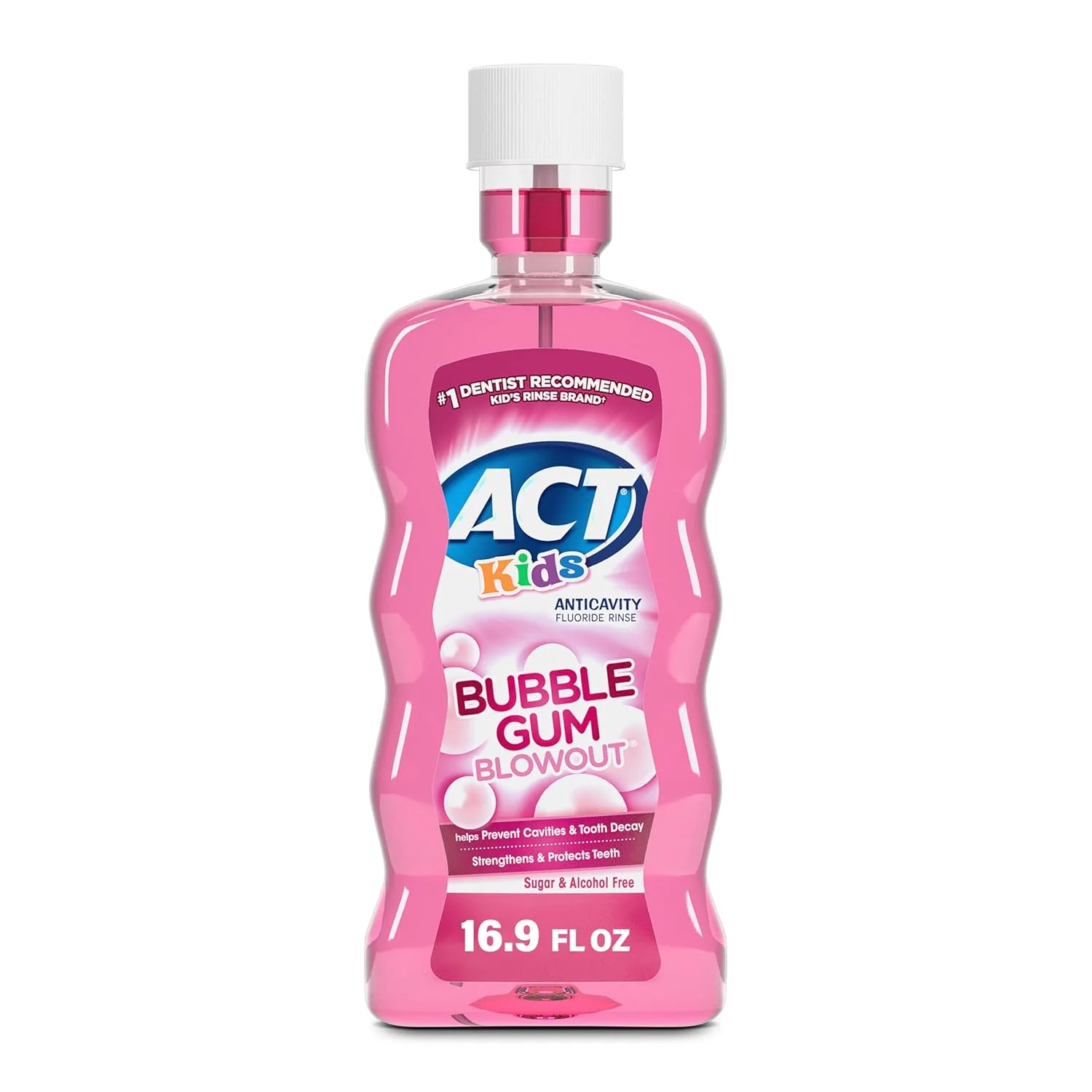 ACT Kids Anticavity Rinse Bubblegum Blowout 16.9oz