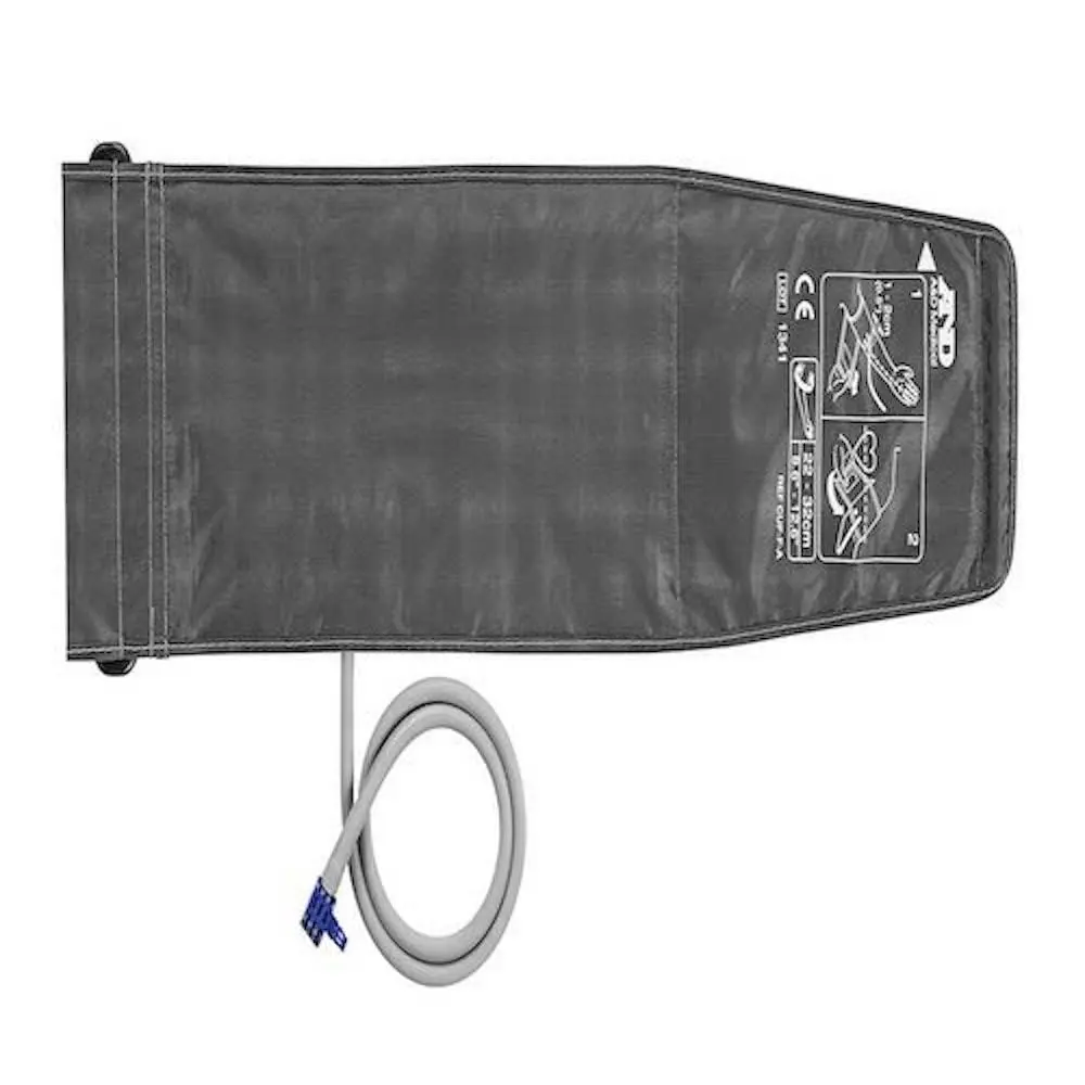 A&D Medical UA-611 upper arm blood pressure monitor, clinically validated and featuring one-button operation, irregular heartbeat indicator, and WHO classification.