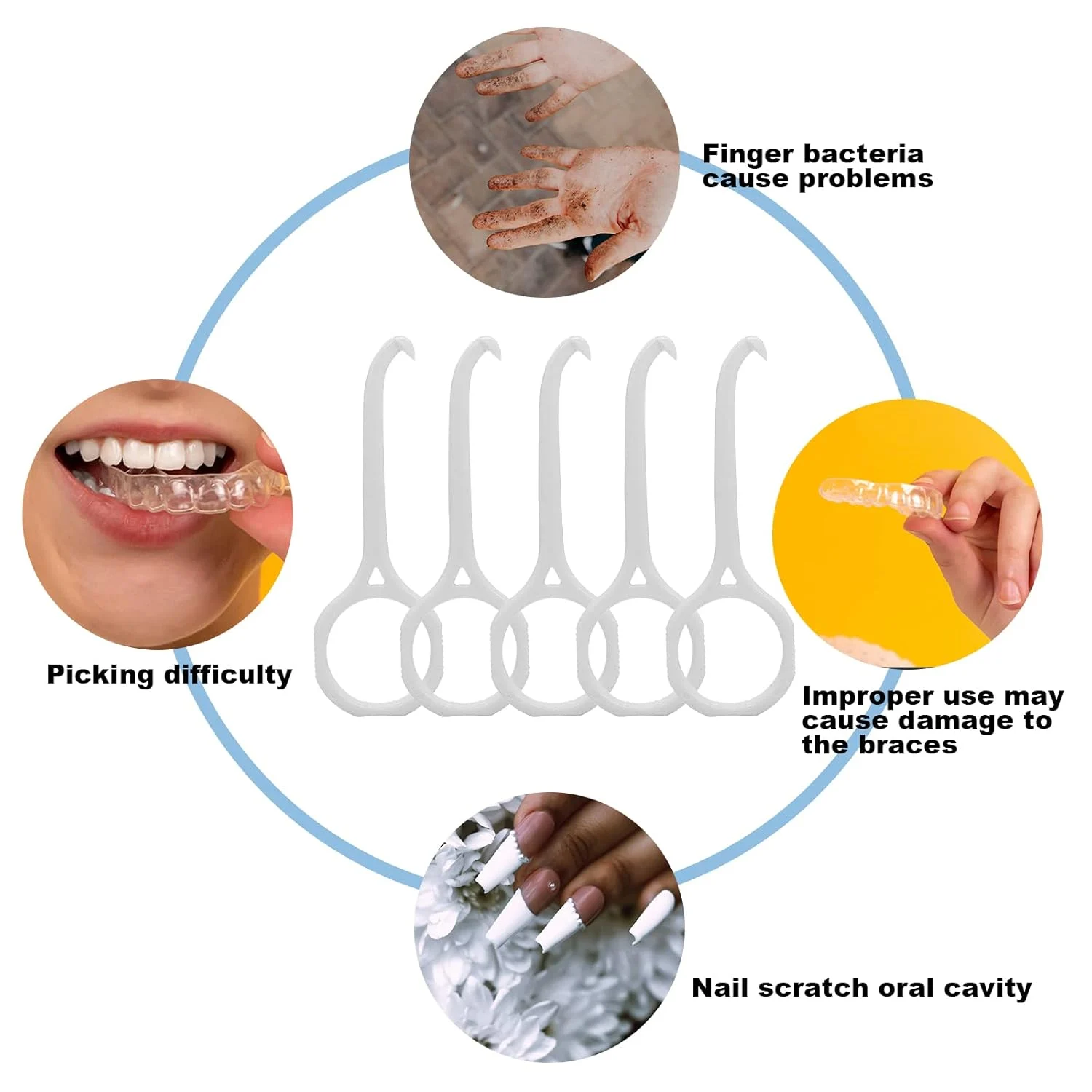 Aligner Removal Tool 5 Pack - Invisalign Remover - Image 6