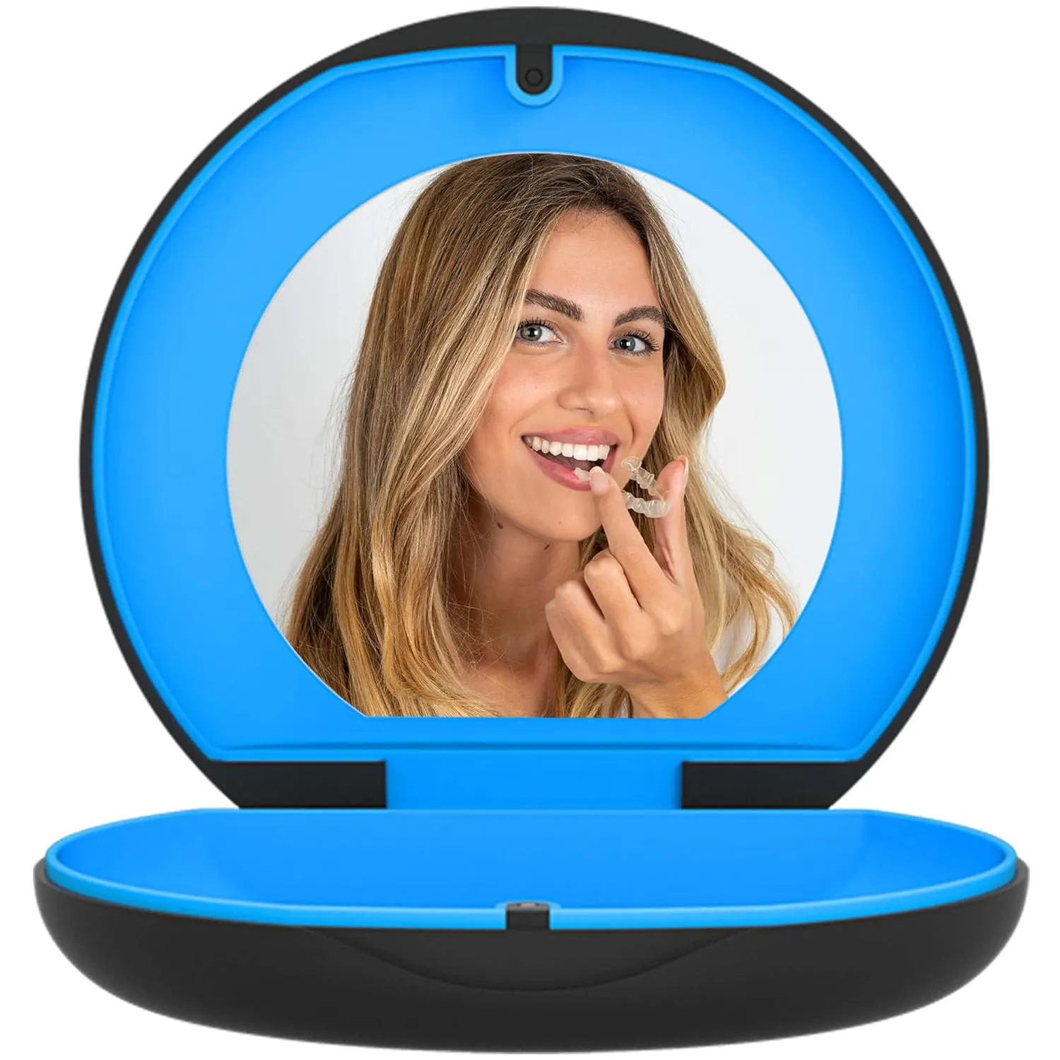 Aligner Retainer Case - Mirror & Magnetic Lock