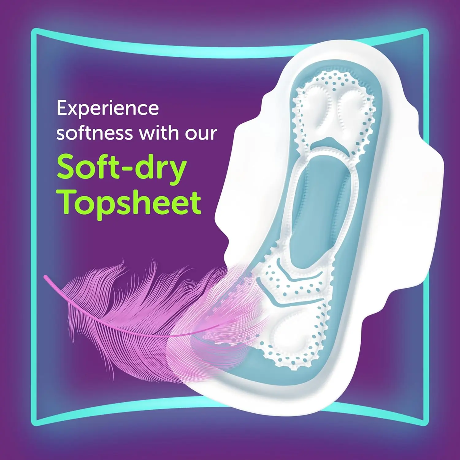 Always Cool & Dry Maxi Thick Large Sanitary Pads with Wings provide up to 100% dryness and comfort with anti-leakage barriers.