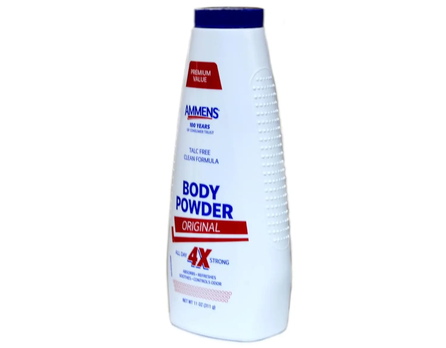 Ammens medicated powder provides deodorant protection, soothes skin irritations, prevents chafing, and helps keep feet cool and dry.