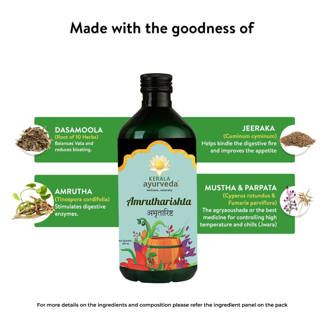 Amrutharishtam Immunity Booster - 435ml - Image 6