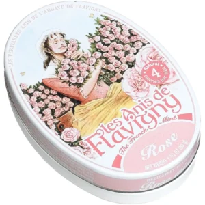 Anis de Flavigny Rose French Mints - 1.75 oz Tin
