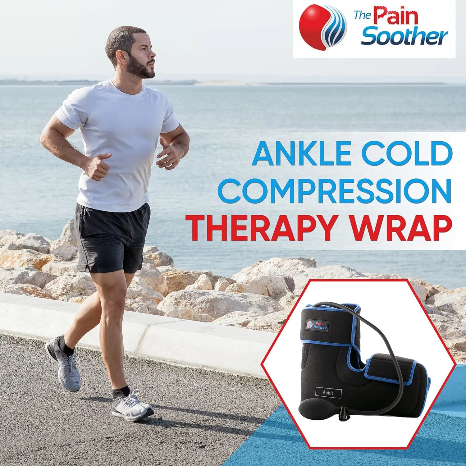 Cold Compression Ankle Wrap - Foot Pain Relief - Image 2