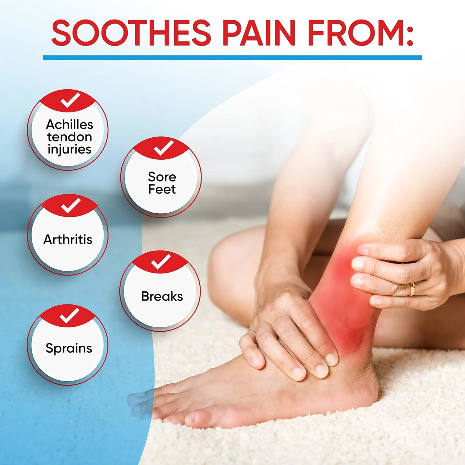 Cold Compression Ankle Wrap - Foot Pain Relief - Image 3