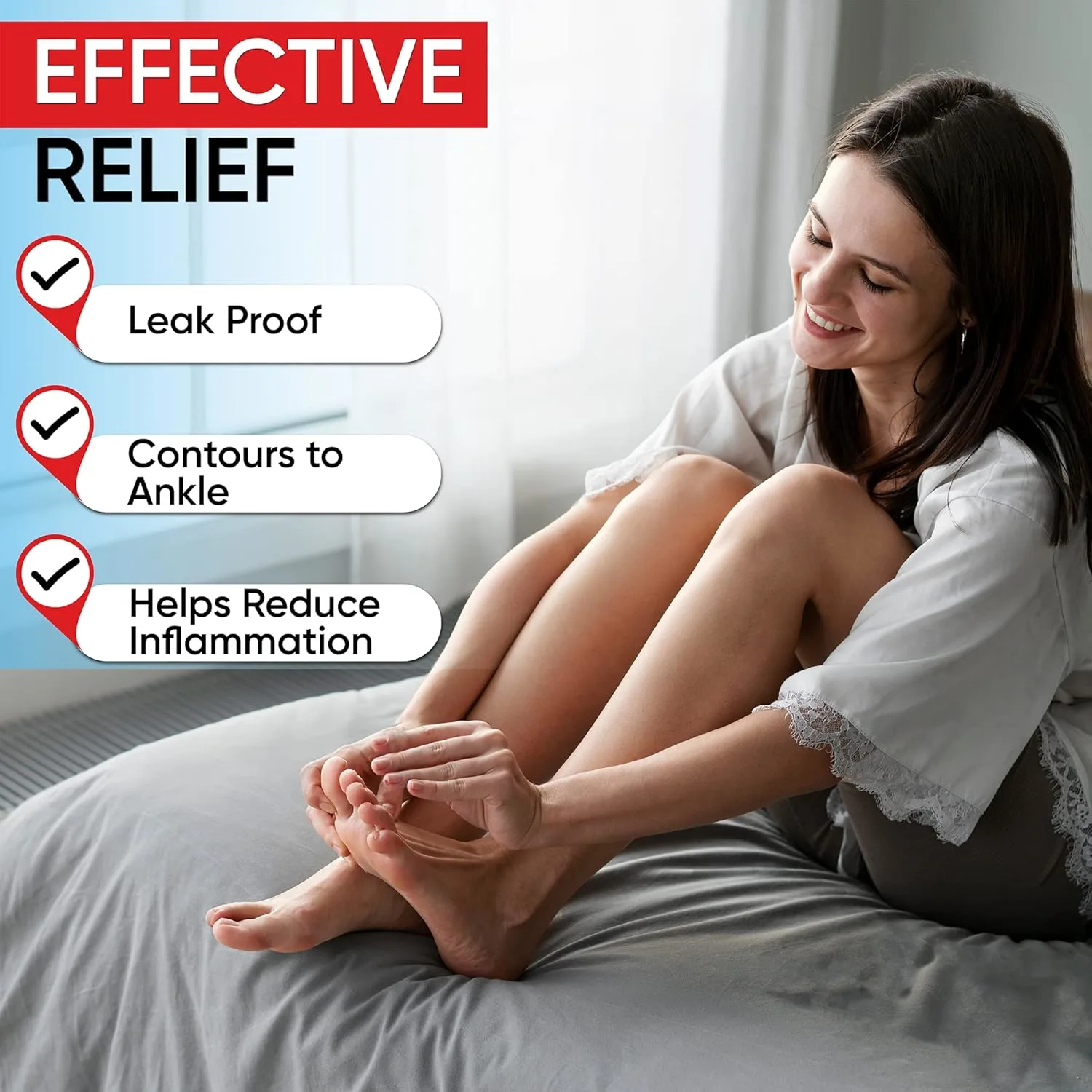 Cold Compression Ankle Wrap - Foot Pain Relief - Image 7