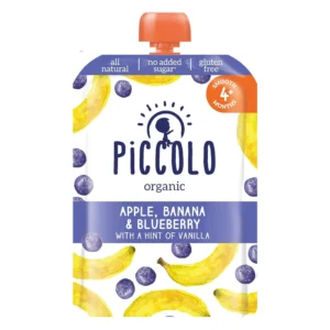PICCOLO Organic Apple, Banana Yoghurt - Kids Snack