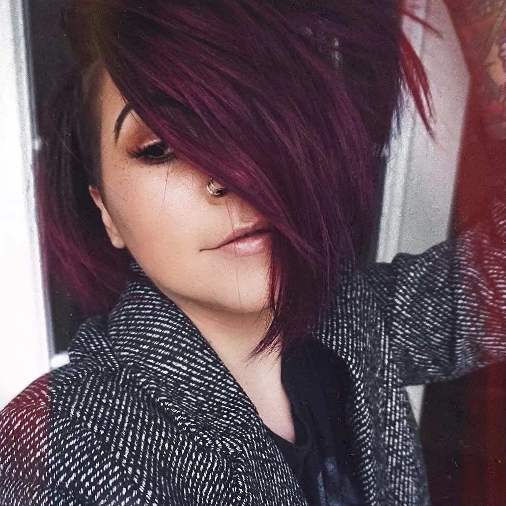 Bottle of Arctic Fox Ritual semi-permanent hair dye, a vibrant burgundy color for achieving long-lasting, cruelty-free results.