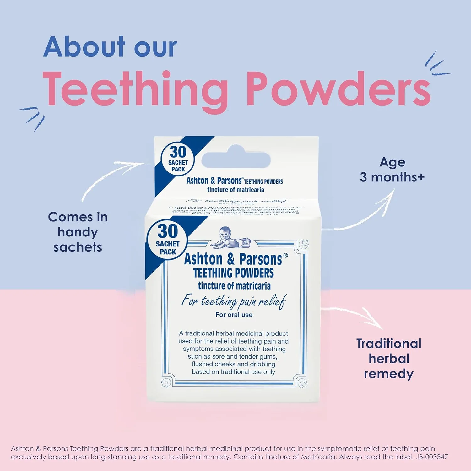 Ashton & Parsons Teething Powder - 30 Sachets - Image 3