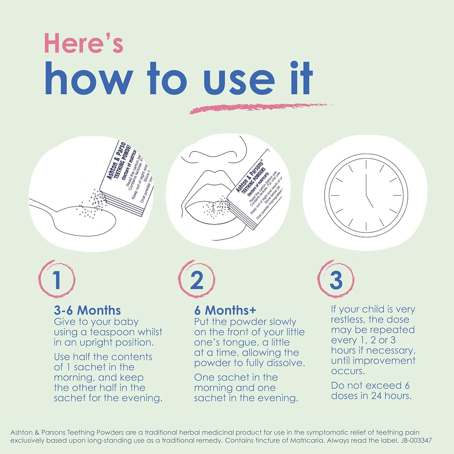 Ashton & Parsons Teething Powder - 30 Sachets - Image 5
