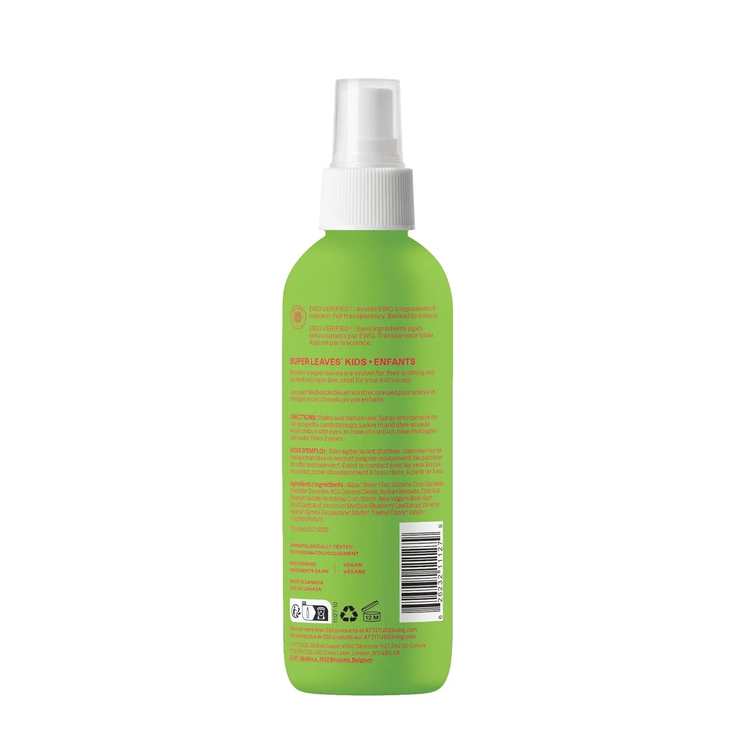 ATTITUDE Detangler Spray - Watermelon Coconut - Image 6
