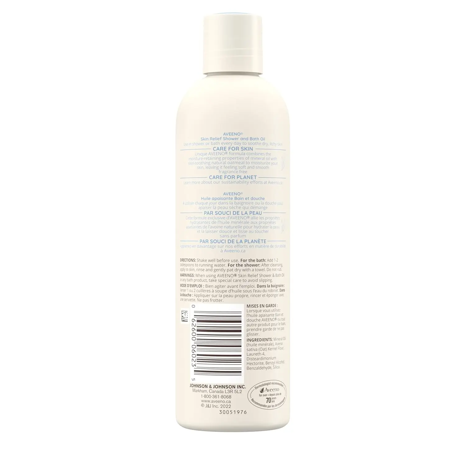 Aveeno Skin Relief Bath Oil - Dry, Itchy Skin - 10 oz - Image 2