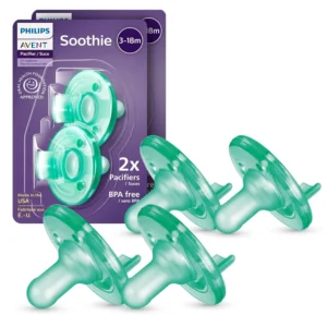 Philips Avent Soothie 3-18m Pacifiers - Green 4-Pack