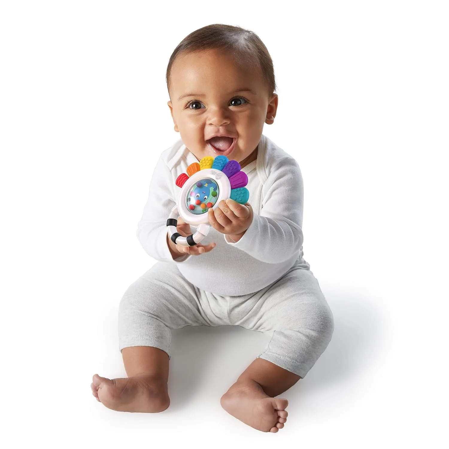 Baby Einstein Octopus Teether Rattle Sensory Toy - Image 4