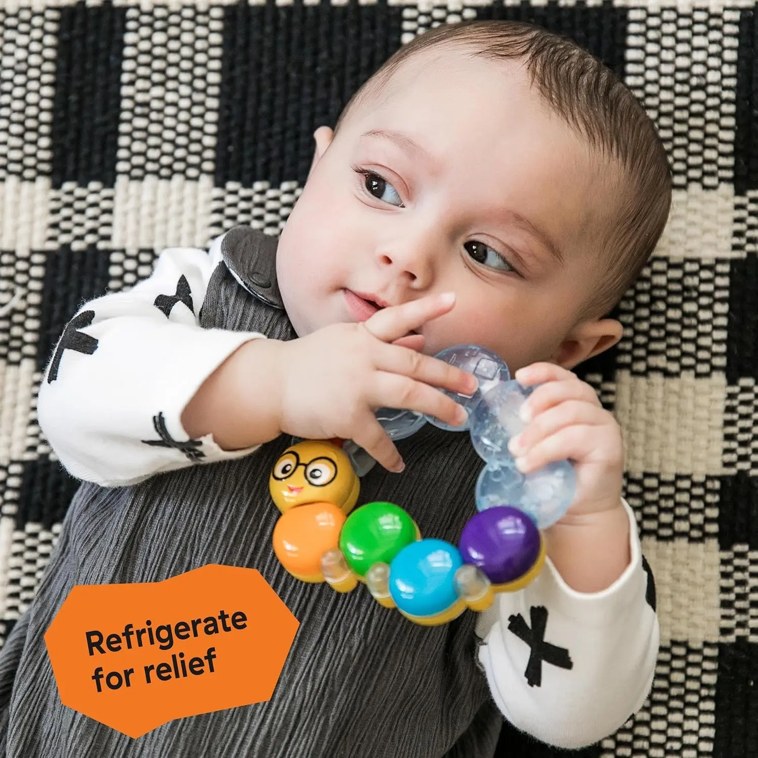 Baby Einstein Teether Rattle - Chill Teething Relief - Image 3
