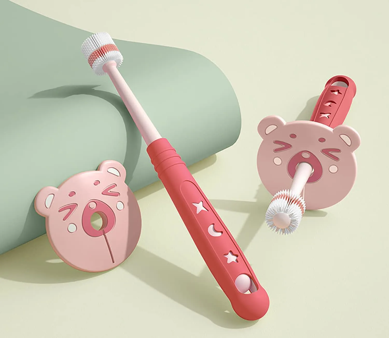 Baby Toothbrush 0-6 Years Soft Bristles 2-Pack - Image 2