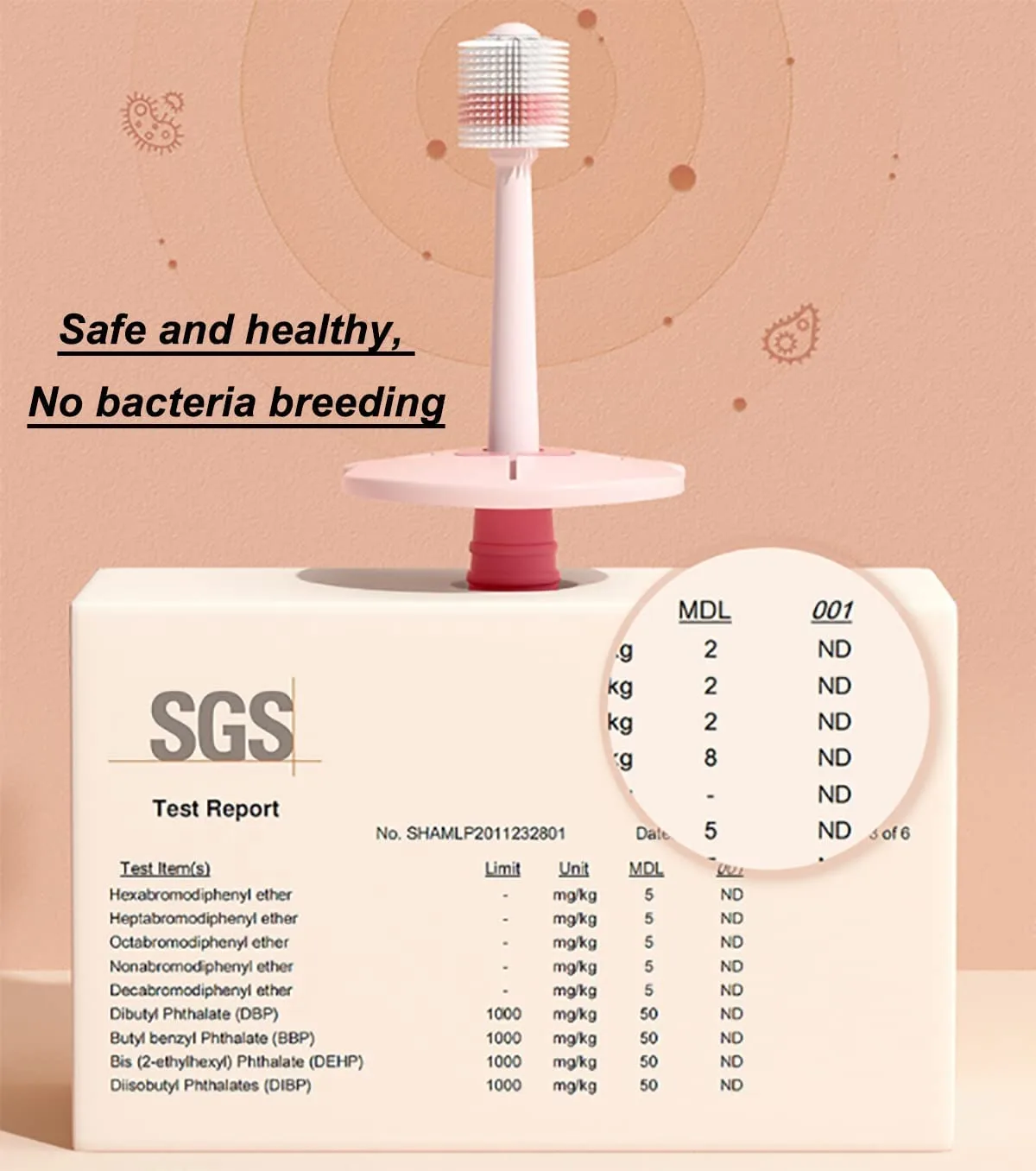 Baby Toothbrush 0-6 Years Soft Bristles 2-Pack - Image 7