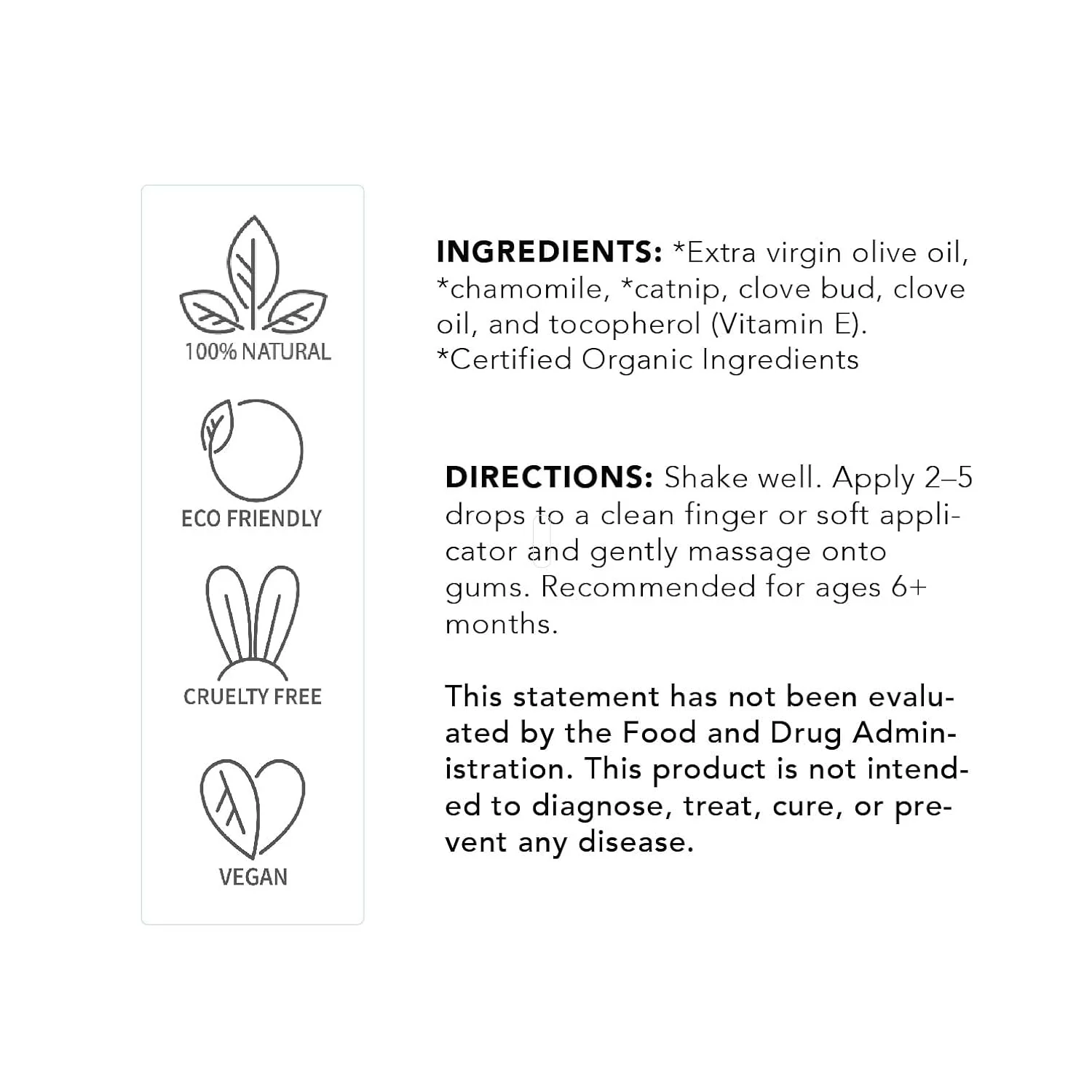 Balm Baby Teething Rub Natural Relief Vegan - Image 2