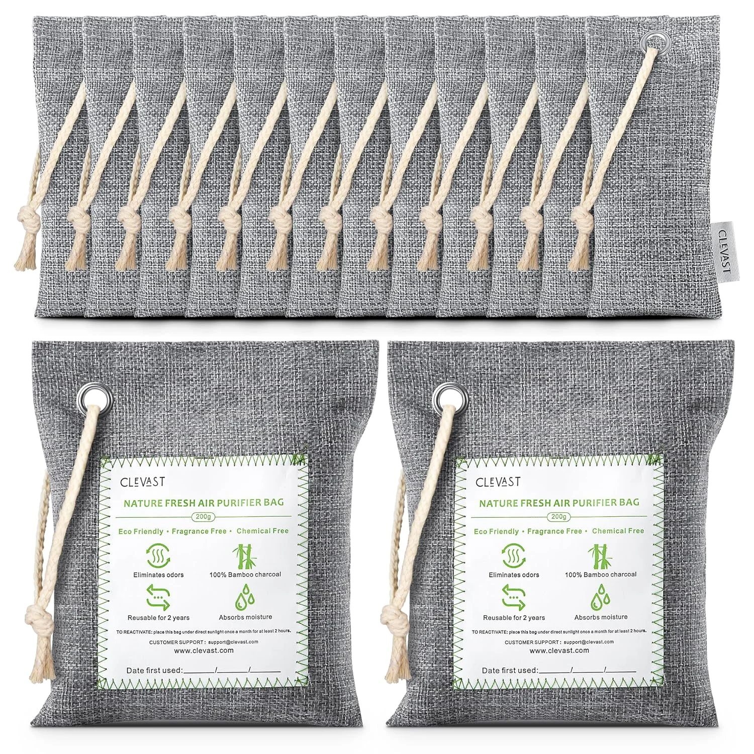 Bamboo Charcoal Air Purifying Bags Odor Absorber