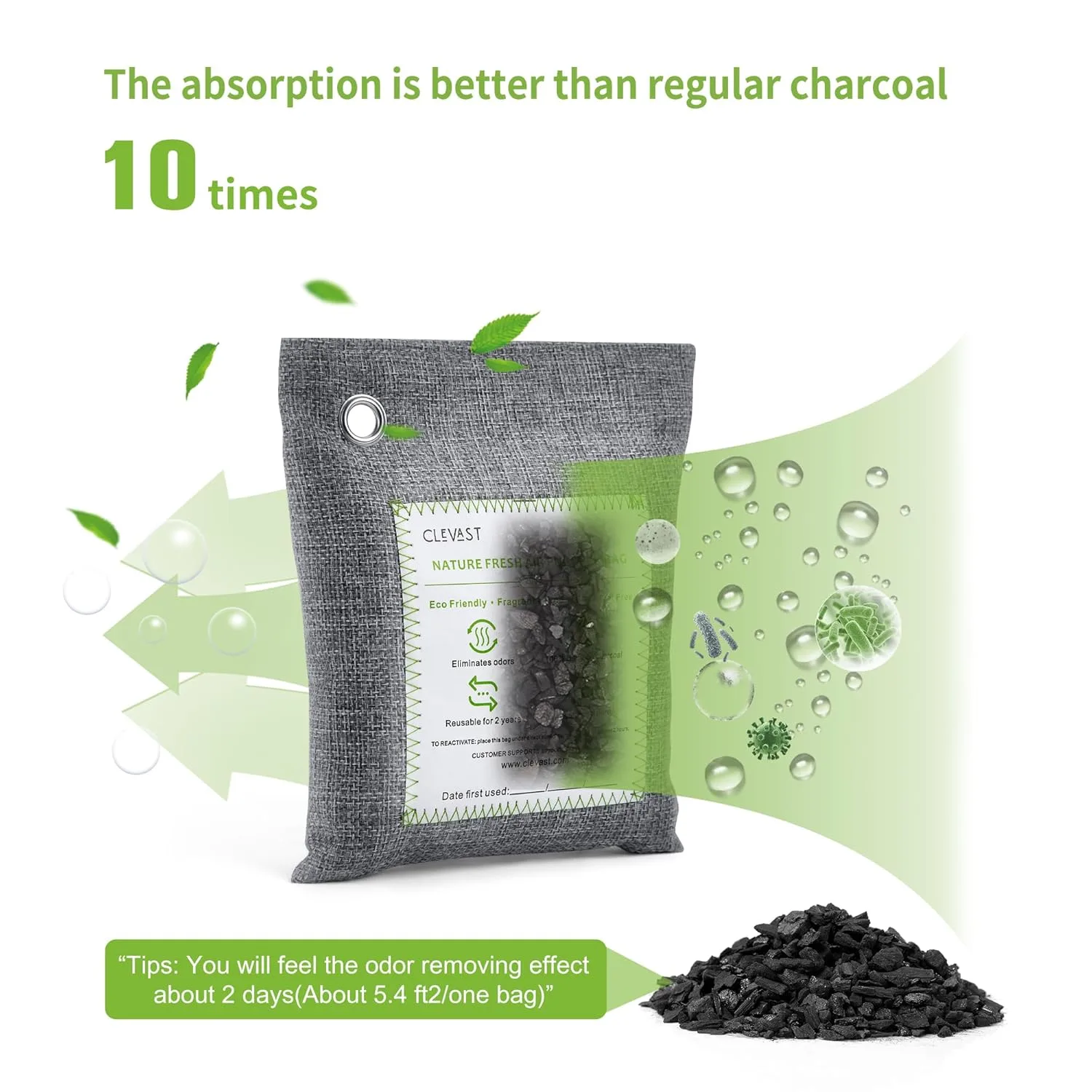 Bamboo Charcoal Air Purifying Bags Odor Absorber - Image 3