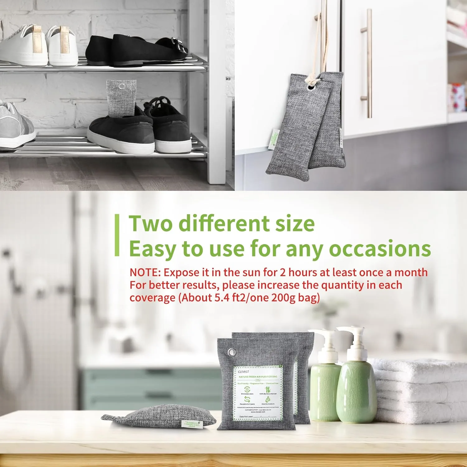 Bamboo Charcoal Air Purifying Bags Odor Absorber - Image 6