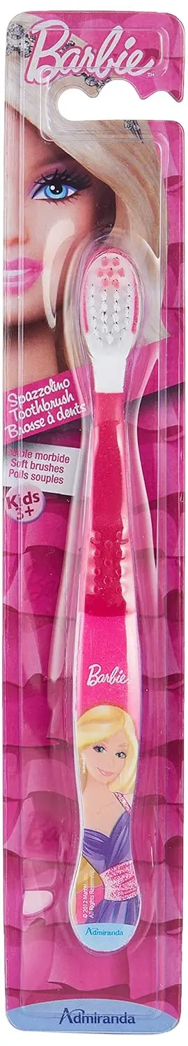 Barbie Toothbrush for Kids - Soft Bristles for Gentle Clean