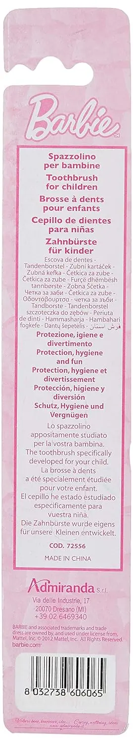 Barbie Toothbrush for Kids - Soft Bristles for Gentle Clean - Image 2