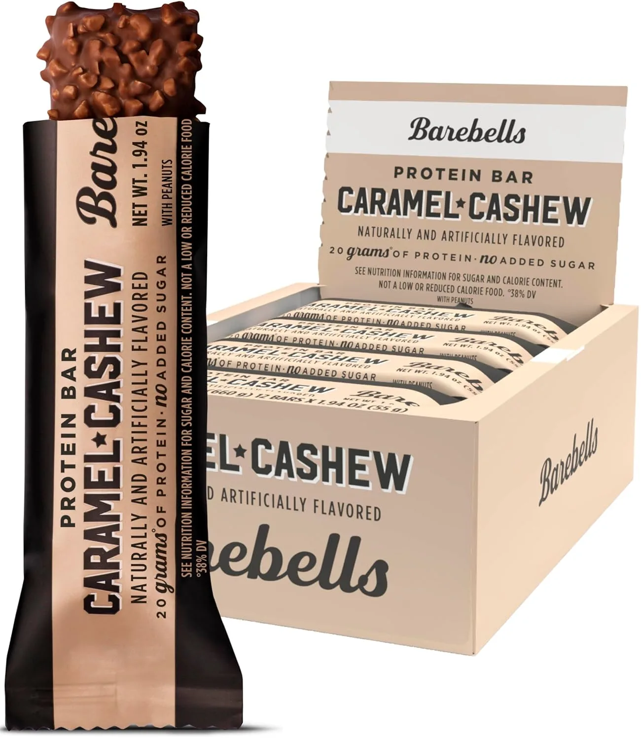 Barebells Protein Bars Caramel Cashew - 20g Protein