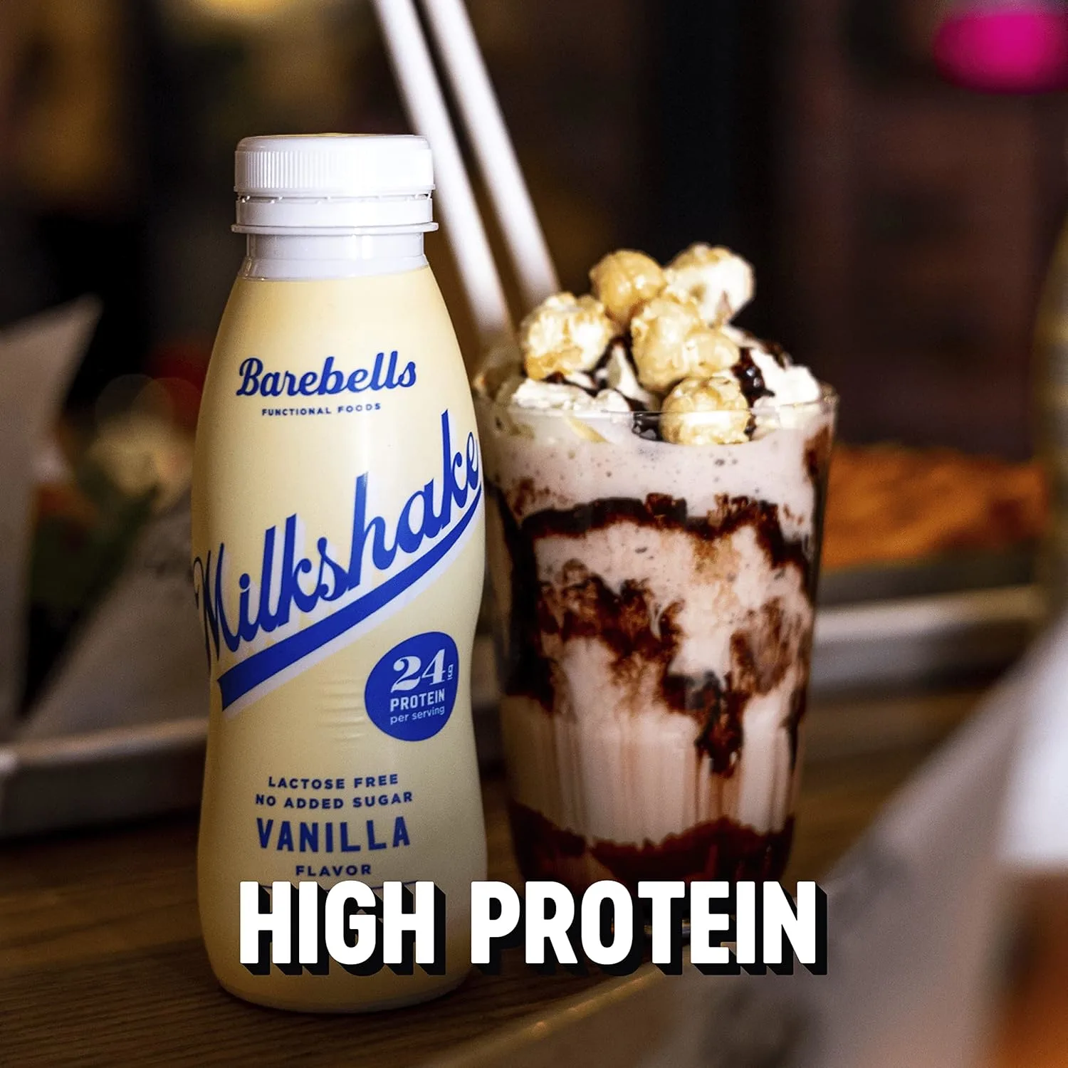 Barebells Protein Milkshake Vanilla - High Protein, No Sugar - Image 3