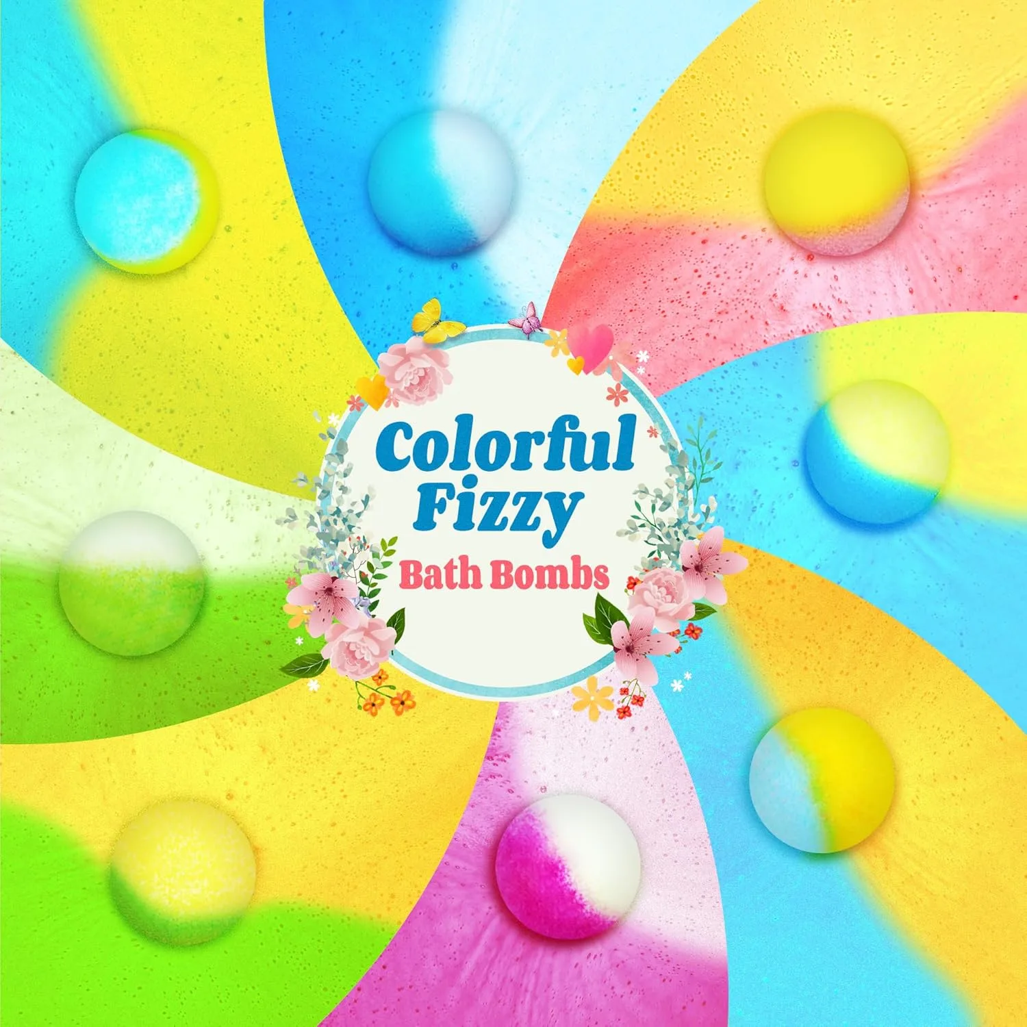 60 Bath Bombs Set Christmas Gifts for Women Kids - Image 3