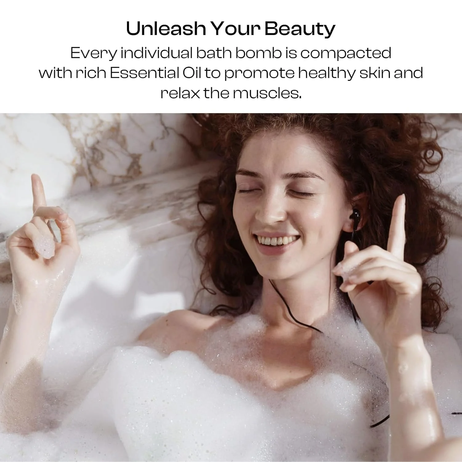 Bath Bombs Gift Set - Luxury Real Flower Fizzies - Image 6