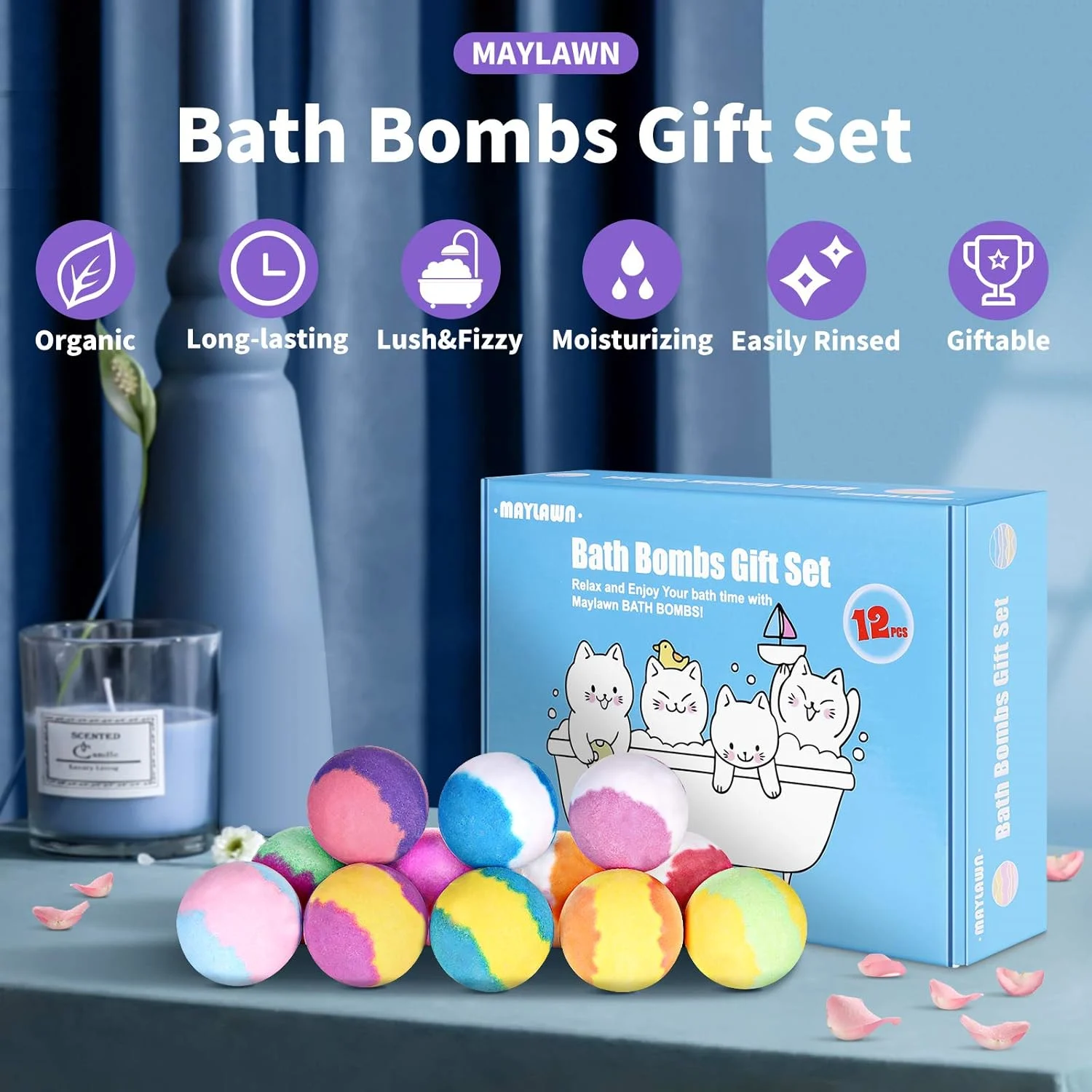 Bath Bombs Gift Set Organic Natural Spa - Image 4