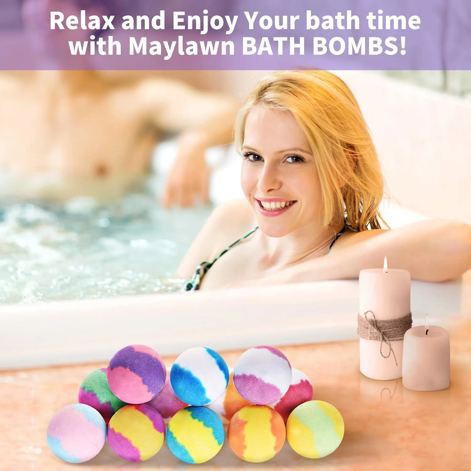 Bath Bombs Gift Set Women, 15 Aromatherapy Scents - Image 5