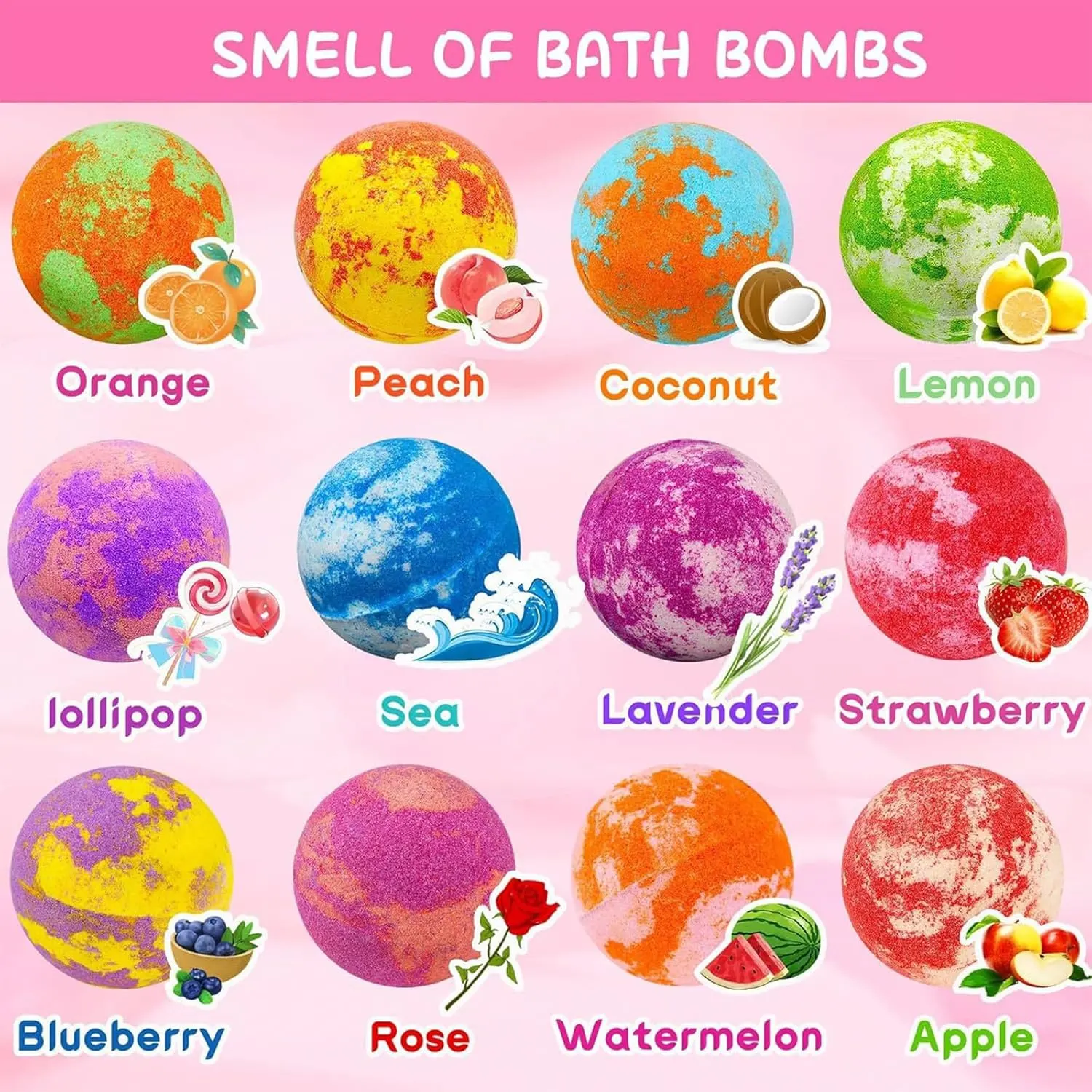 Bath Bombs for Girls with Jewelry Surprise - Image 2