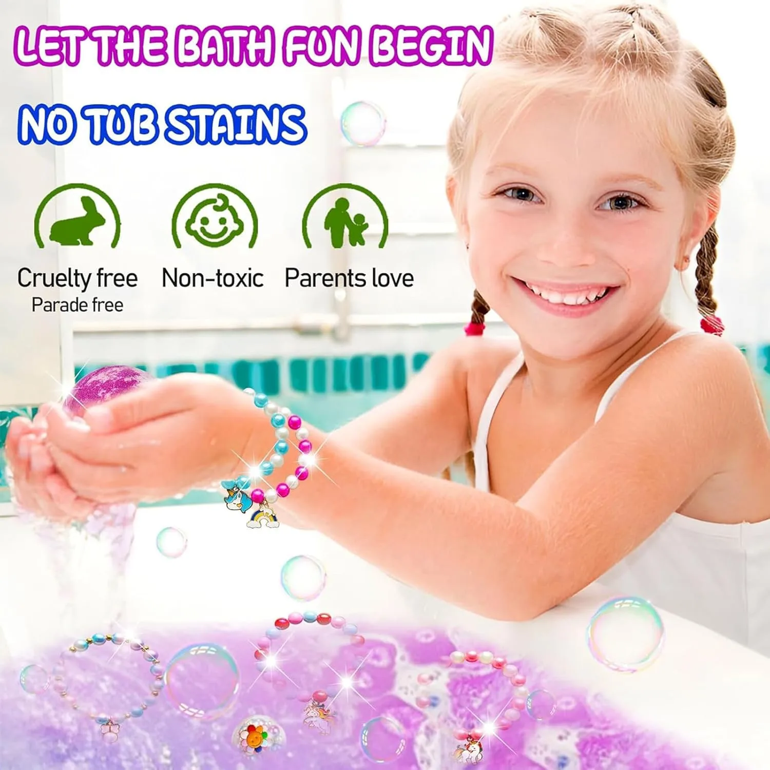 Bath Bombs for Girls with Jewelry Surprise - Image 4
