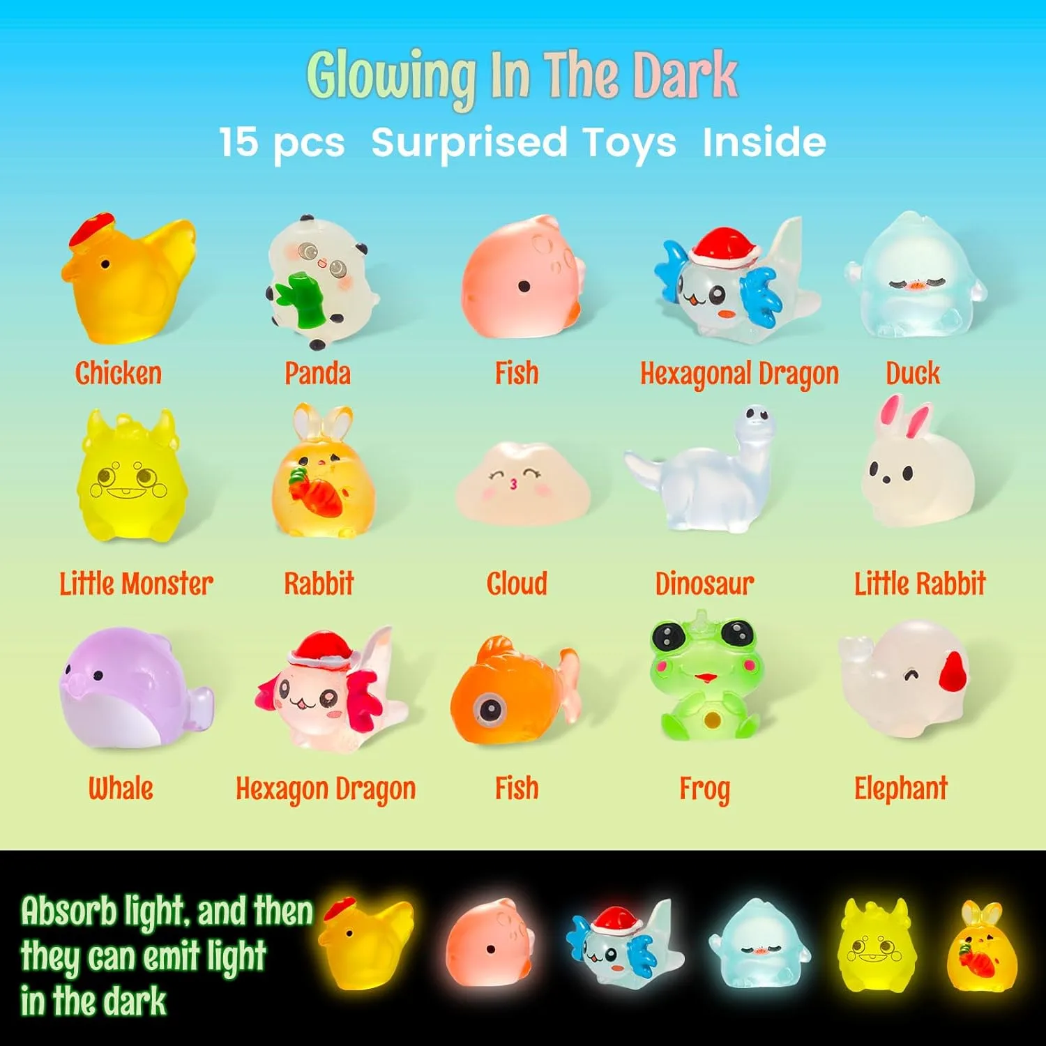 Bath Bombs for Kids with Glow Surprise Toys 15 Pack - Image 3