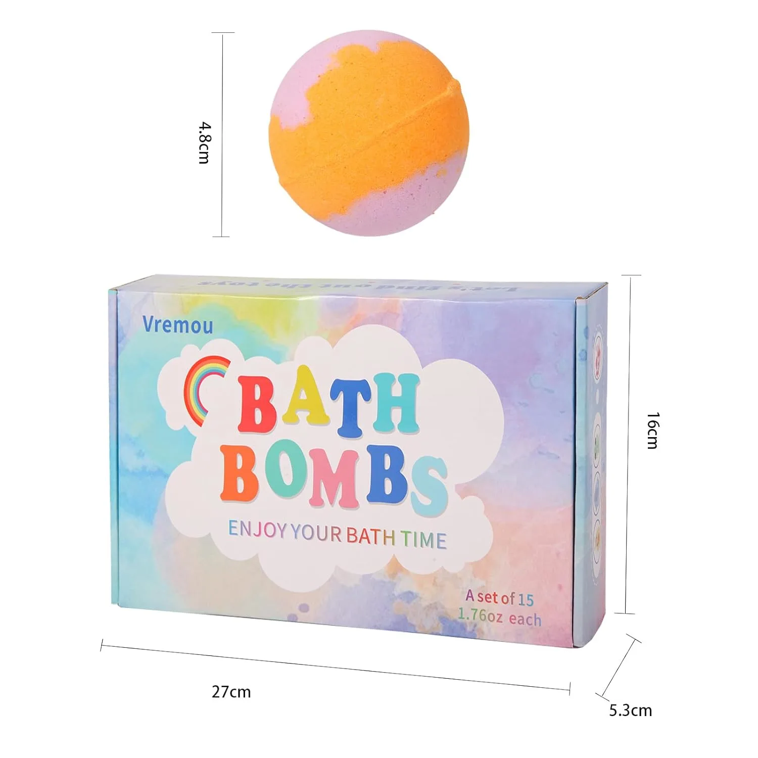 Bath Bombs for Kids with Glow Surprise Toys 15 Pack - Image 6