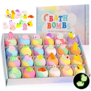 Bath Bombs for Kids with Surprise Inside, Natural