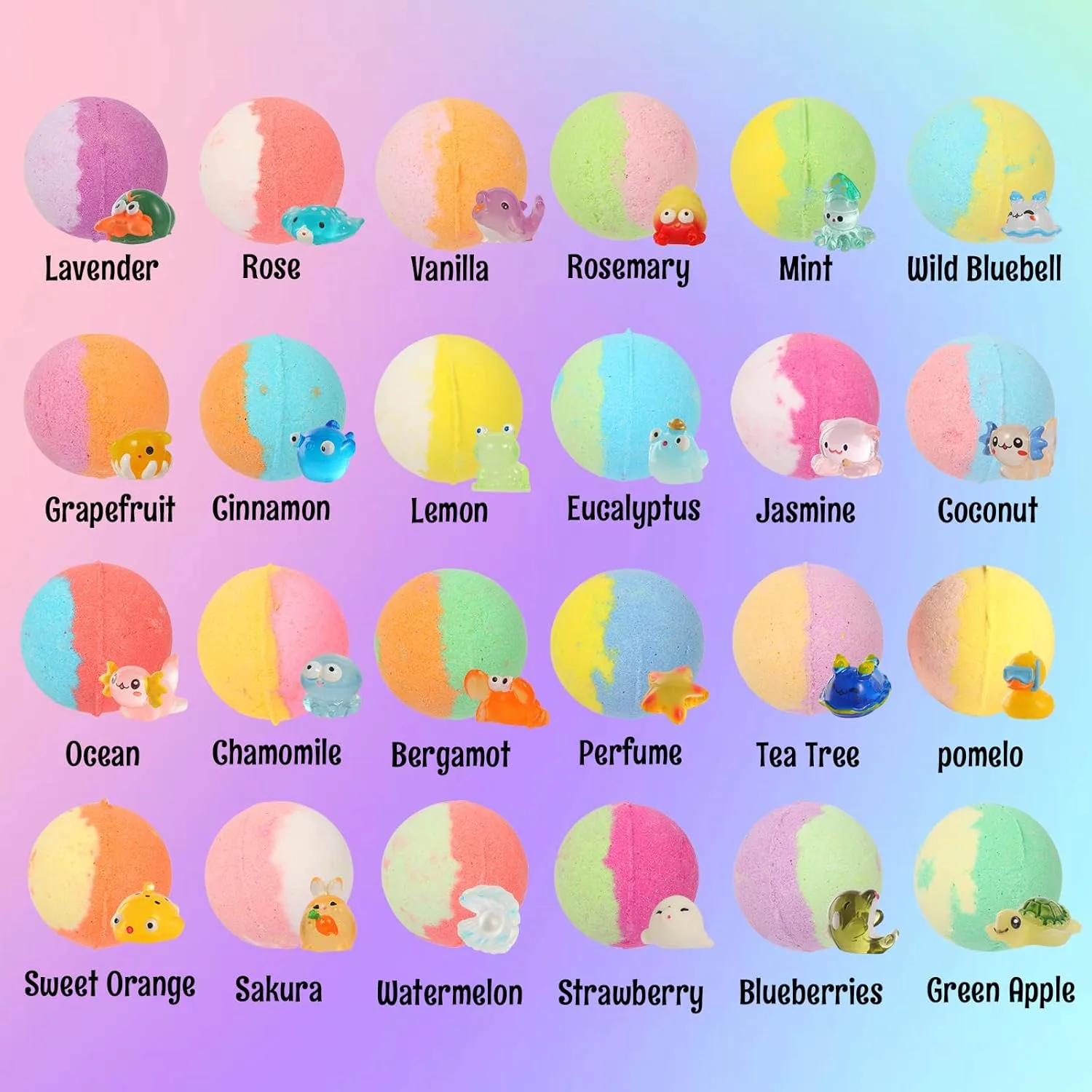 Bath Bombs for Kids with Surprise Toys, 12 Pack - Image 3