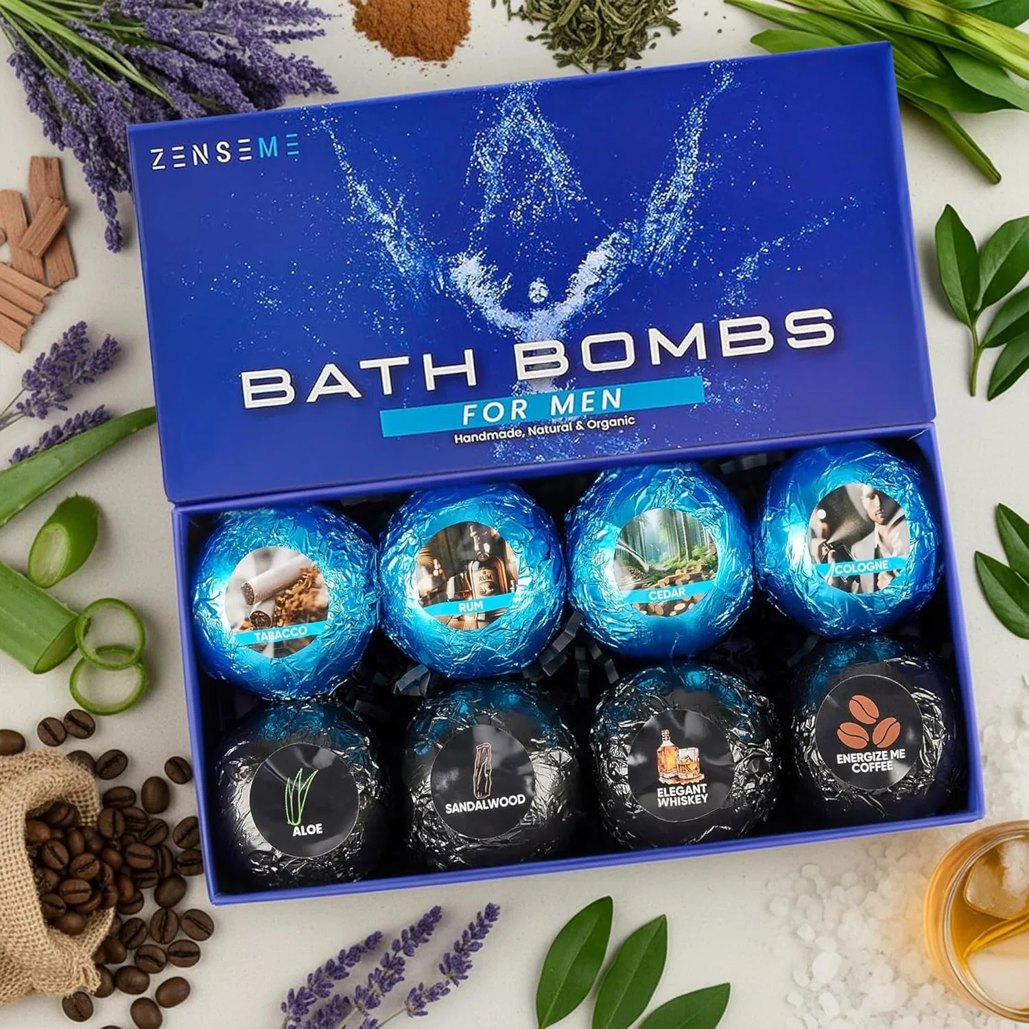 Bath Bombs for Men - Gifts for Him