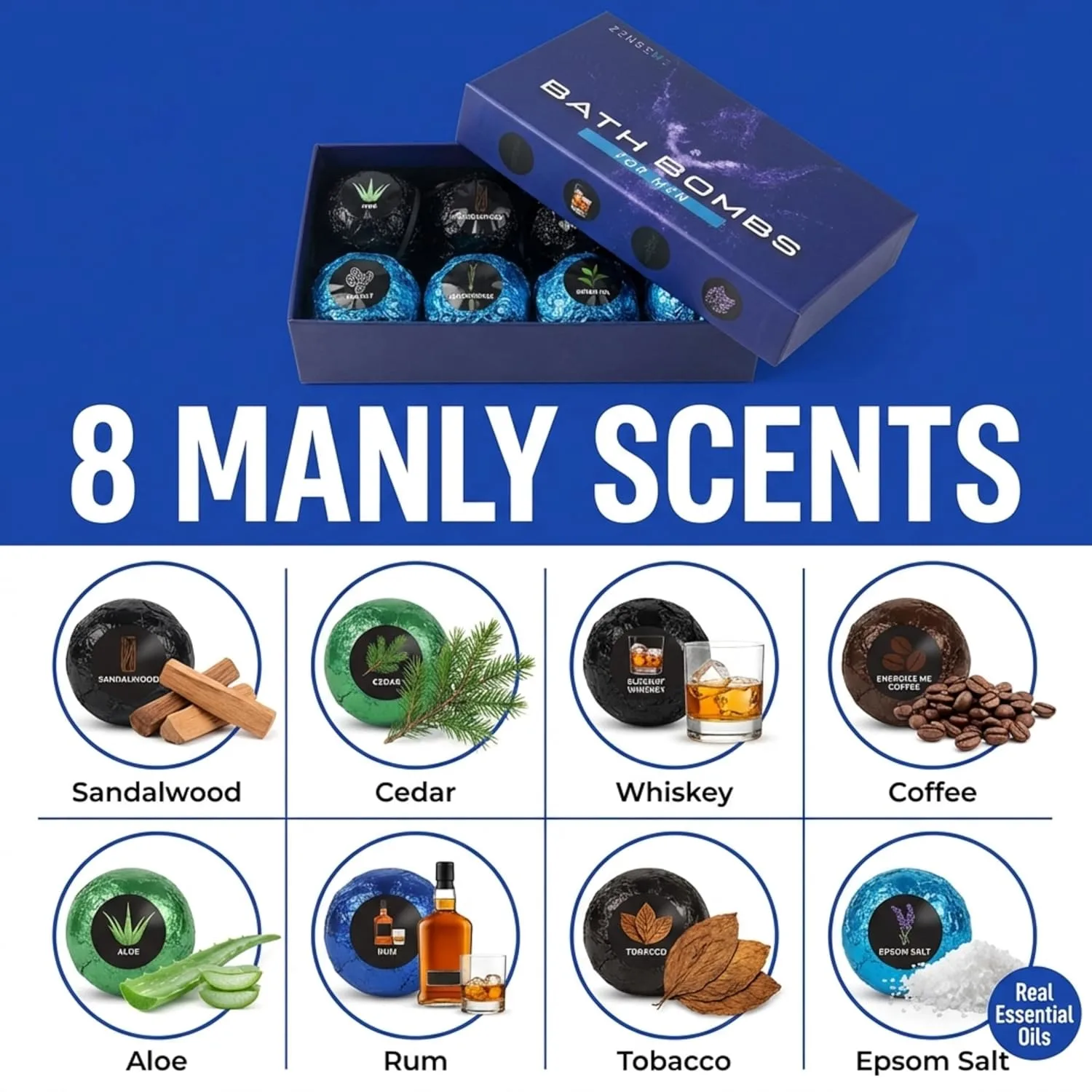 Bath Bombs for Men - Gifts for Him - Image 2