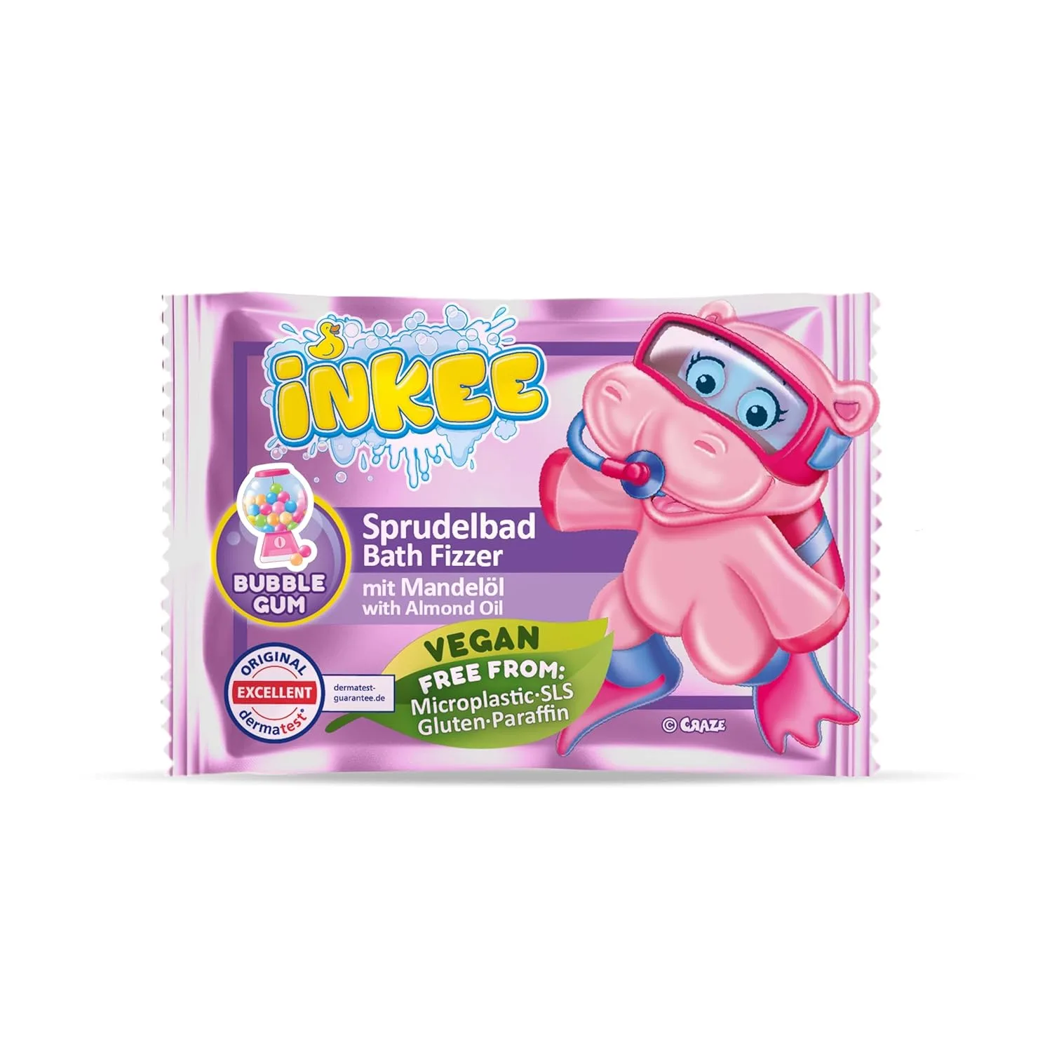 INKEE Bath Fizzer - Bubble Bath with Almond Oil