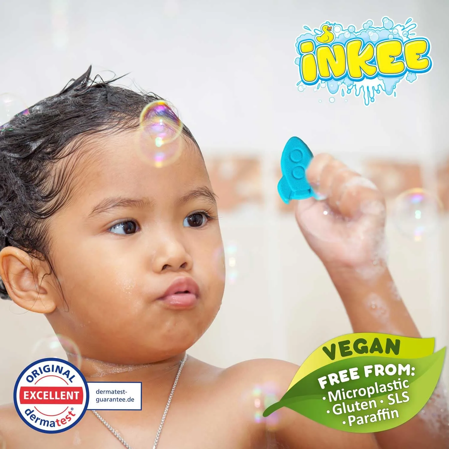 INKEE Bath Fizzer - Bubble Bath with Almond Oil - Image 3