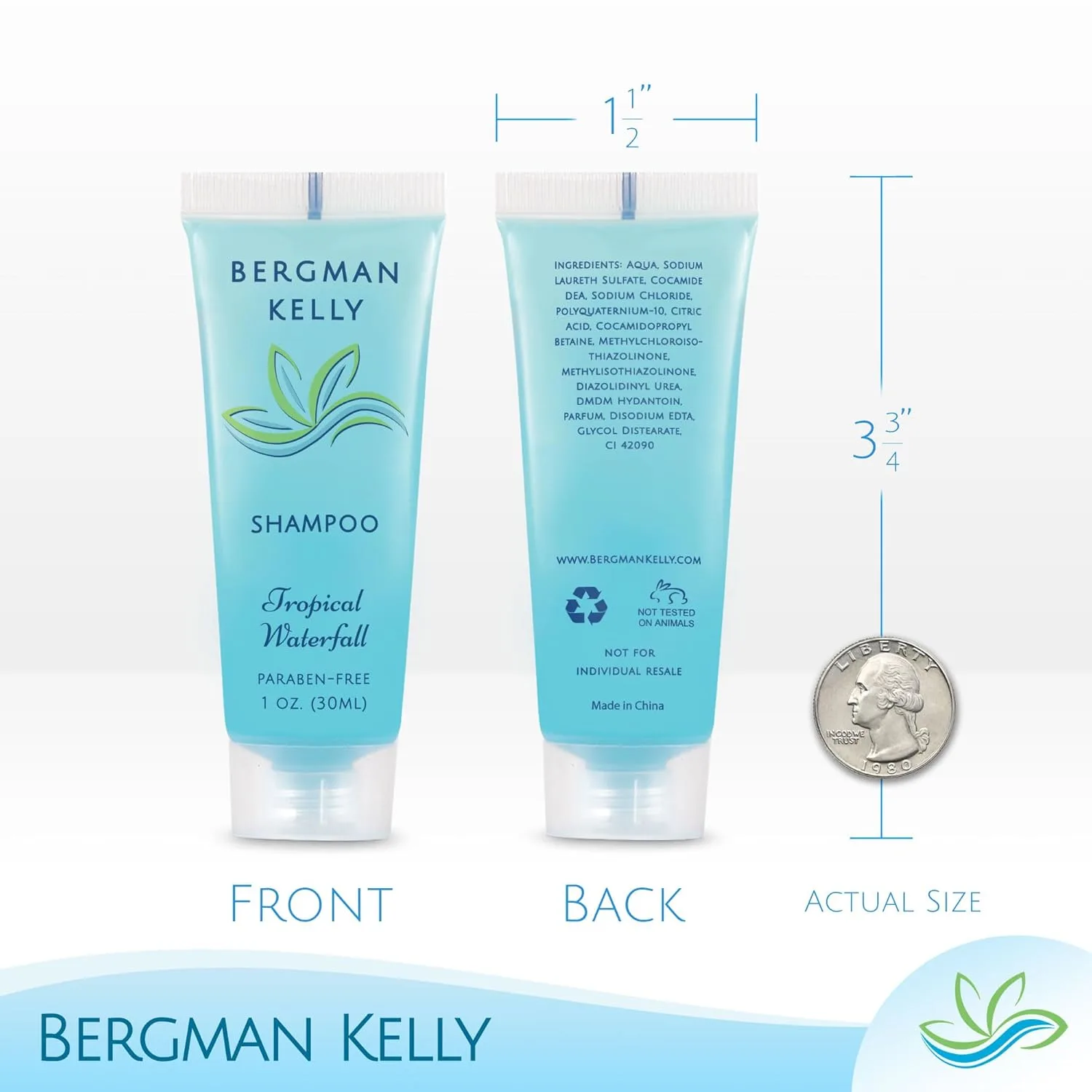 BERGMAN KELLY Hotel Amenities Set - 125 pc Travel Toiletries - Image 3