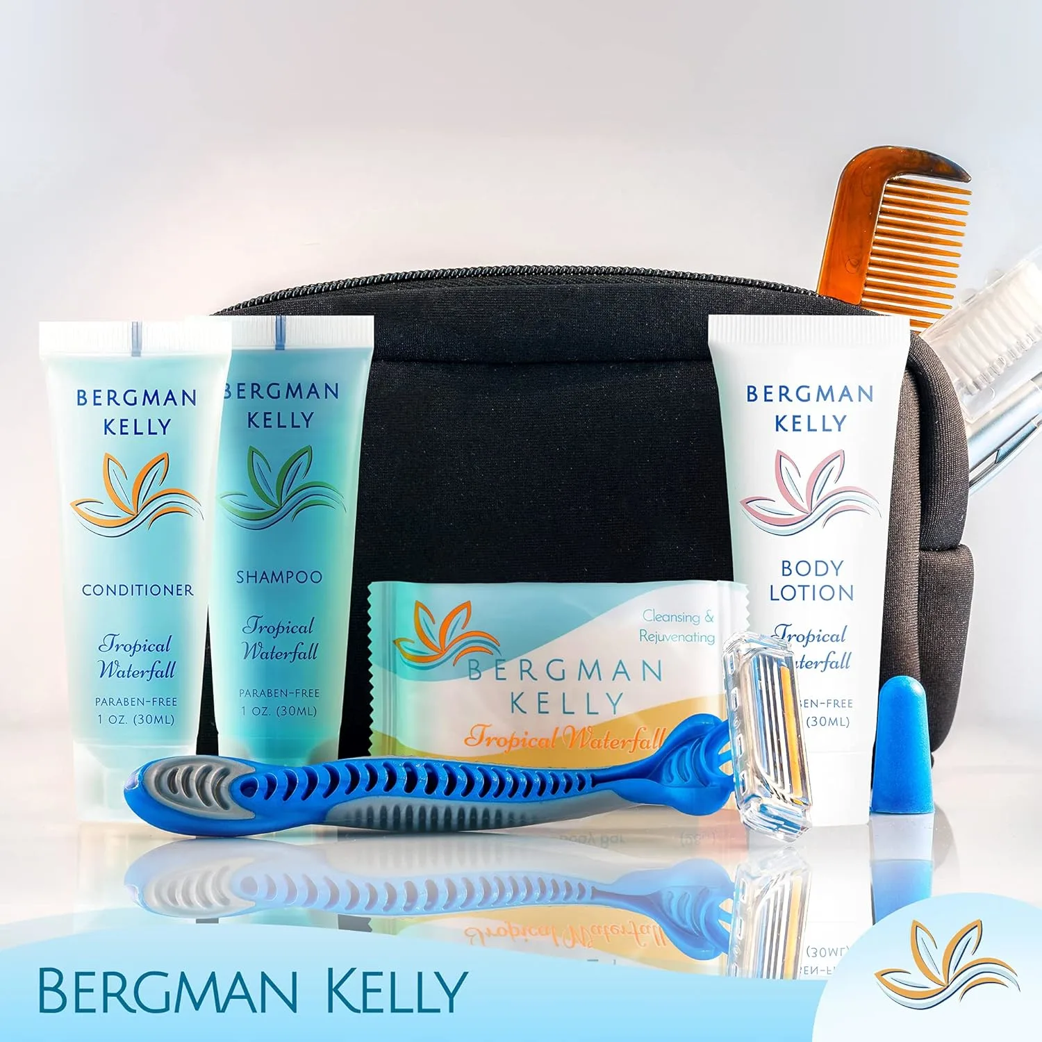 BERGMAN KELLY Hotel Amenities Set - 125 pc Travel Toiletries - Image 6